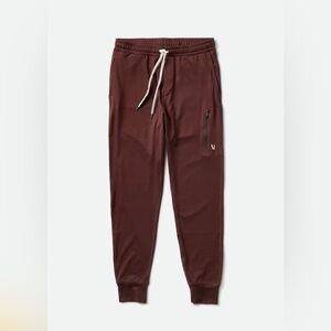 Vuori Sunday Performance Jogger oxblood